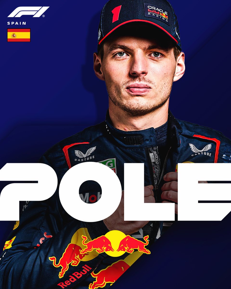 MAX VERSTAPPEN TAKES POLE! 

#SpanishGP #F1 <a href="/Max33Verstappen/">Max Verstappen</a>