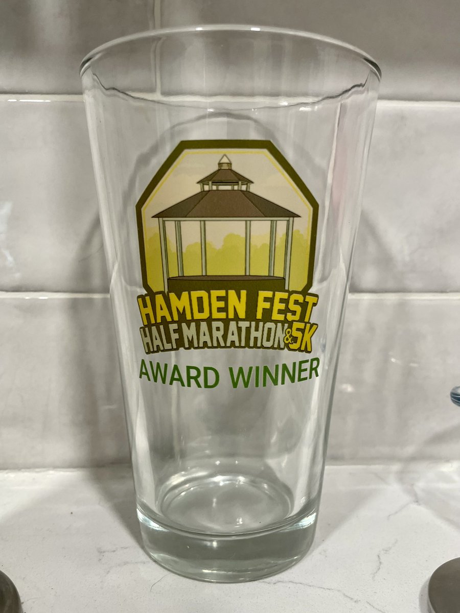 #HamdenFest 5k. Came in first in my age group!