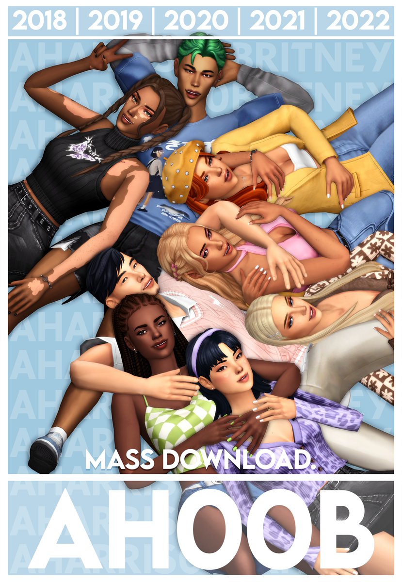 Mass Download for well... everything💙

➤ Mass download for all of my CC from 2018 - present
➤ 1,039 pieces of CC
➤ Files are sorted by year with subfolders for packs

🔗patreon.com/posts/84011392

#TheSims4 #TS4 #Sims4 #ts4cc