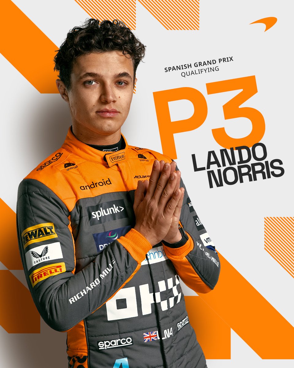 LANDO NORRIS. What. A. Performance! 👏

It’s a P3 start for Lando at the #SpanishGP! 💫