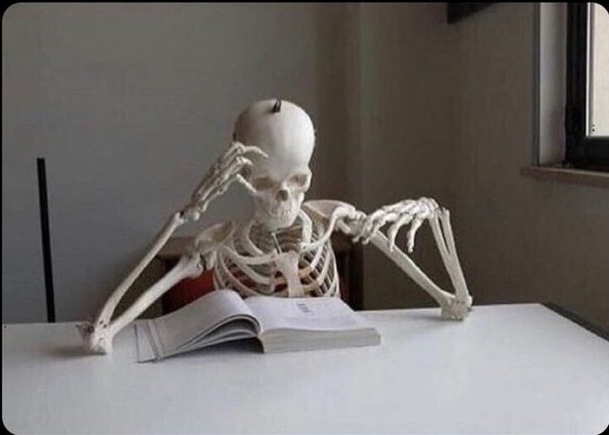When u have to read the same page over and over cause u keep zoning out
