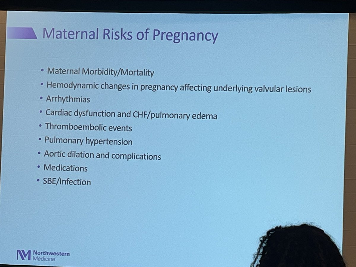 DrToniyaSingh's tweet photo. #ACCWIC Dr Marla Mendelson reviewing adult congenital Heart Disease in pregnant women - predictors of maternal events- importance of pre conception counseling and discussing ontraception- very high maternal mortality @avolgman @DrLaxmiMehta @ClaireDuvernoy @gina_lundberg https://t.co/Z9yY2CuyTT