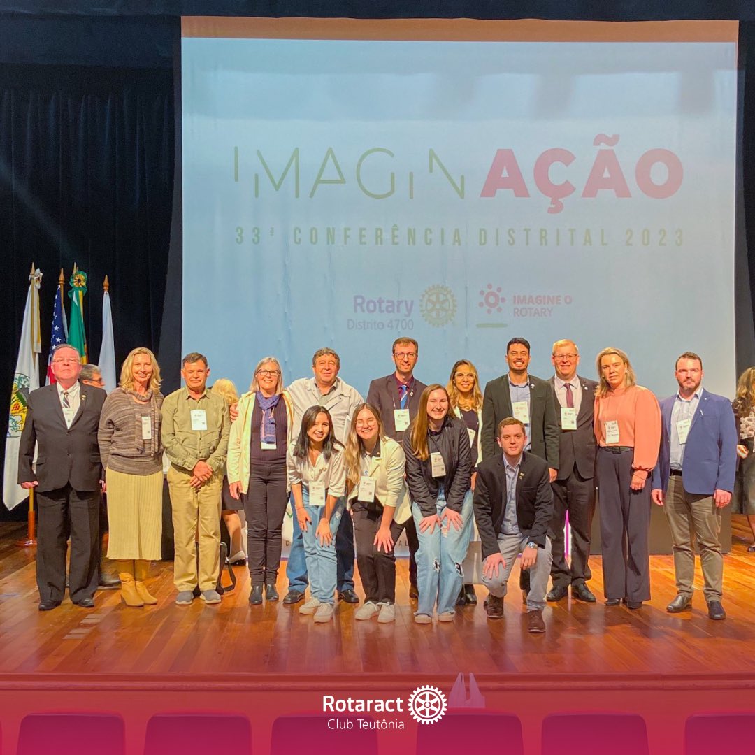 racteutonia's tweet photo. 27 de maio foi dia de aprender um pouco mais sobre Rotary e conferir as ações realizadas durante o Ano Rotário 2022-2023 na Família Rotária do Distrito 4700 🚀

A 33ª Conferência Distrital Imaginação ocorreu em Caxias do Sul na Universidade de Caxias do Sul - UCS https://t.co/pZKciLMdn9
