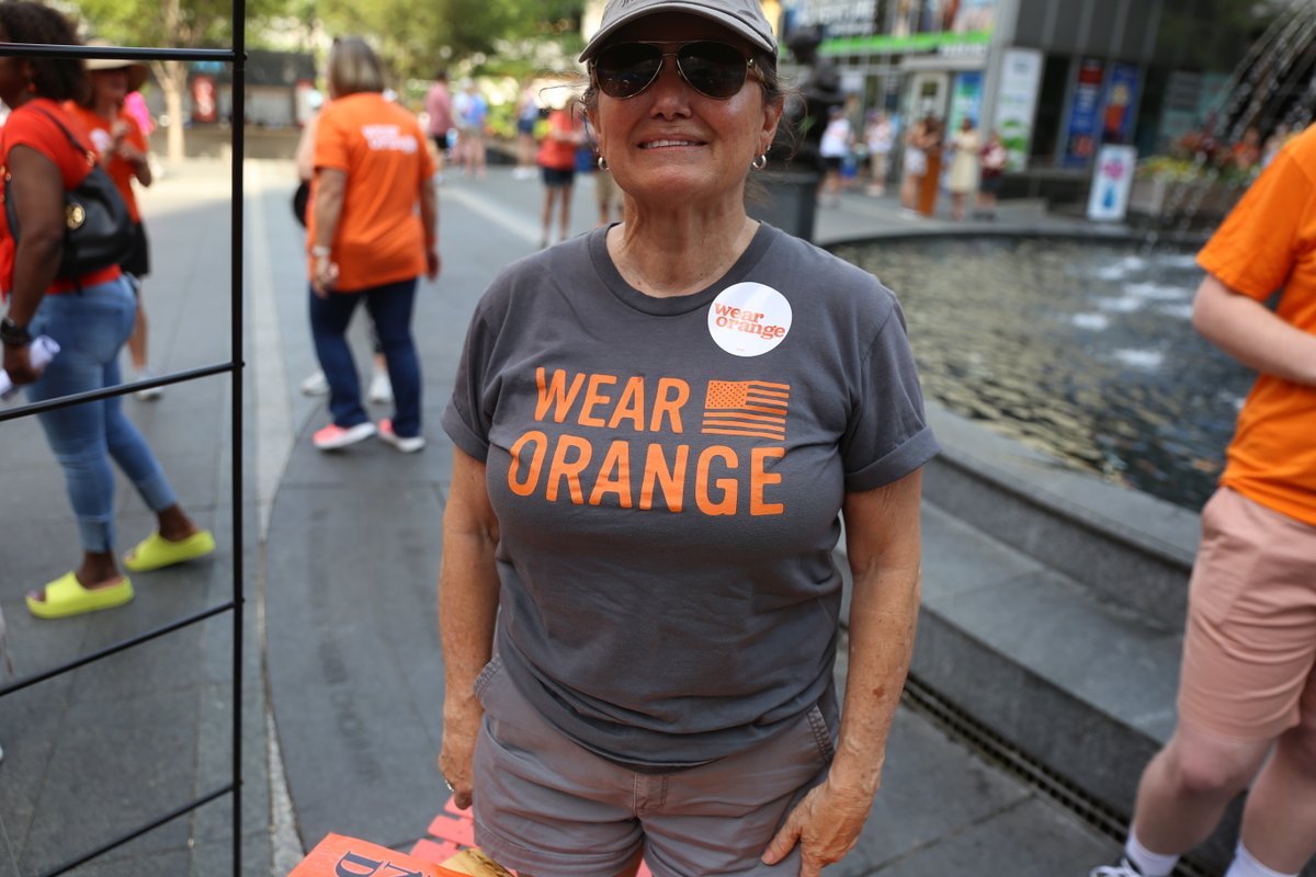 WCPO's tweet image. Saturday marks National Gun Violence Awareness Day, and advocates are participating in Wear Orange on Fountain Square as part of a nationwide effort to support those affected by gun violence.