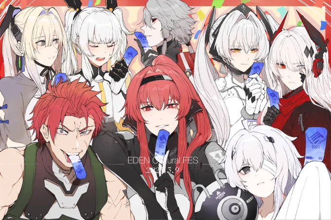 パニグレ2.5周年おめでとう御座います!!!パニグレが最高に面白くて楽しい作品だからこそこんなにたくさん絵を描くことも交流も楽しめてます!!!これからもガンガン応援します!!! #punishinggrayraven #战双帕弥什 #パニグレ #パニグレ2年半アニバ