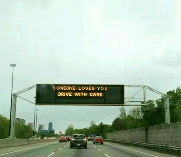 Rasolyan1's tweet photo. Someone love you drive with care https://t.co/Shz11QAx2T