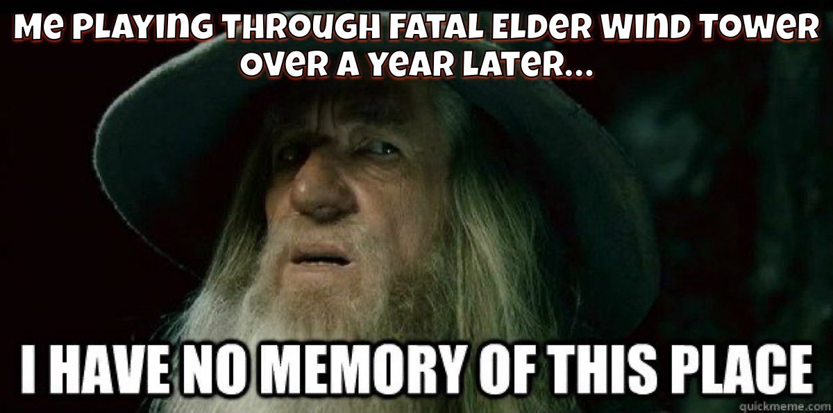 ManWithNoGame45's tweet photo. #TestYourMeme
Fatal #ElderWindTower https://t.co/YWtAcMhbnv
