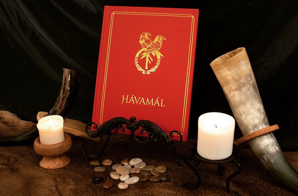 CTarradellBooks's tweet photo. “The unwise man 
is awake all night 
worries over and again.
When morning rises 
he is restless still, 
his burden as before.”
- ‘The Havamal, Codex Regius’

#reading #vikings #read #viking #nordic #writingcommunity #books #booklovers #bookish #bookworm #history #poetry #iceland https://t.co/hrY8luyaew