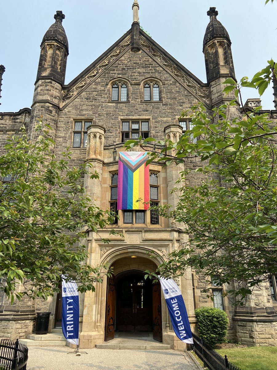 Trinity_College's tweet photo. Trinity Open House, today (June 3) until 6 pm #TrinityReunion #UofTReunion 
Come back to campus and revisit your favourite campus spaces &amp; see how they changed over the years. Trinity Archives, Graham Library, Trinity Chapel &amp; more will be open to explore! https://t.co/bF8SJPHQMJ https://t.co/5TuJFHqfn3