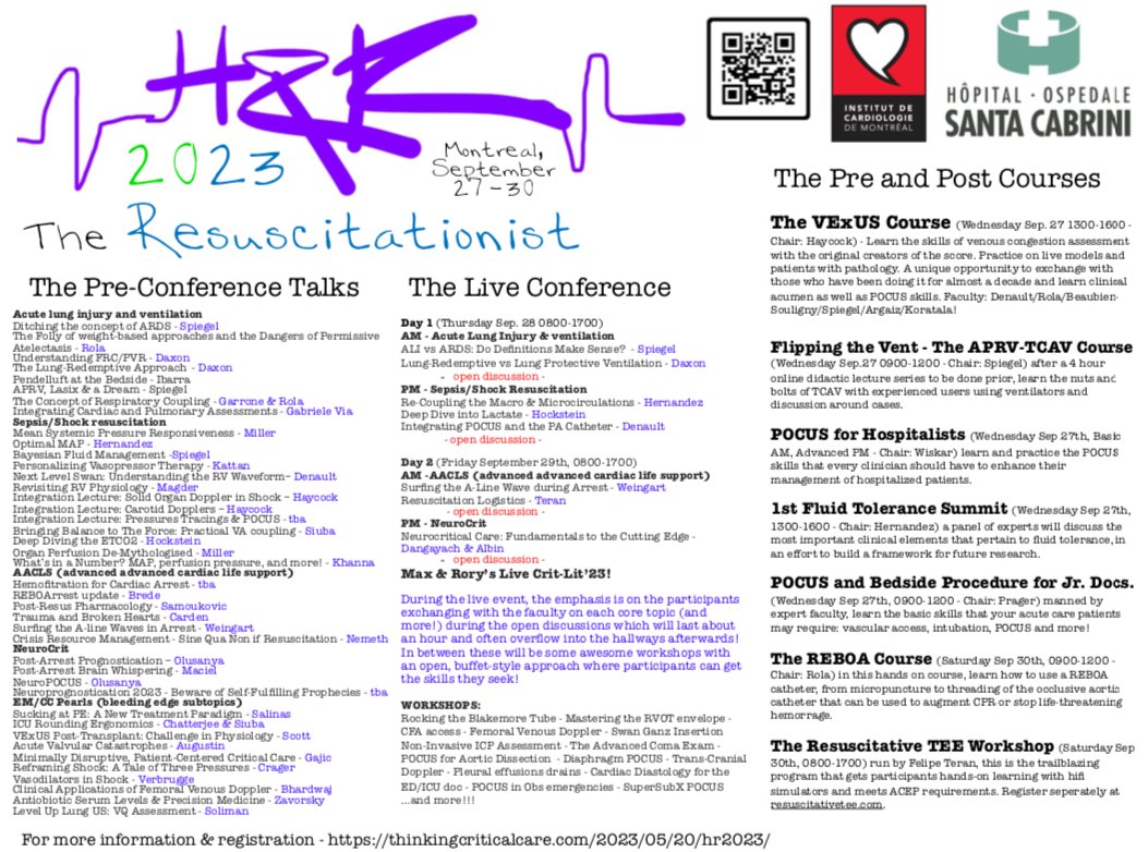 #HR is committed 2 sharing of knowledge 1st and, by necessity, sustainability. For anyone NOT from a high or upper-middle income country (Wrld Bnk clasfctn), pls use "DVLP" or "DVLP Online" to register w/substantial discount. If you have special circumstances DM <a href="/HandRConference/">The Hospitalist and Resuscitationist Conference</a>!