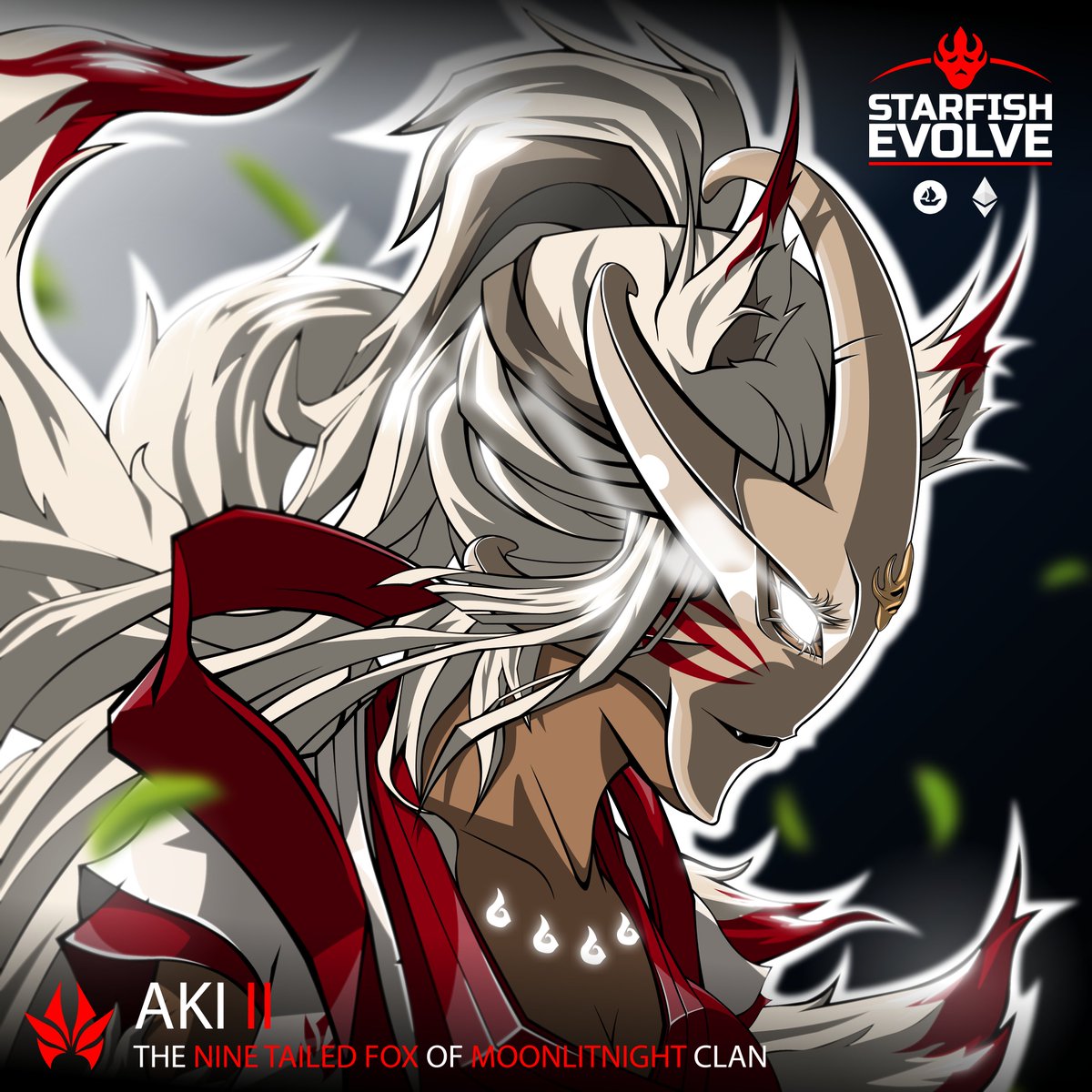 starfish_evo's tweet photo. New character revealed 🔥

AKI II
THE NINE TAILED FOX OF MOONLITNIGHT CLAN

https://t.co/c5CNkMucXA

Available on Next drop!

--------

#StarfishEvolve
@opensea
#nftcollectible
@StarfishFiercer https://t.co/tr01I0O5pl