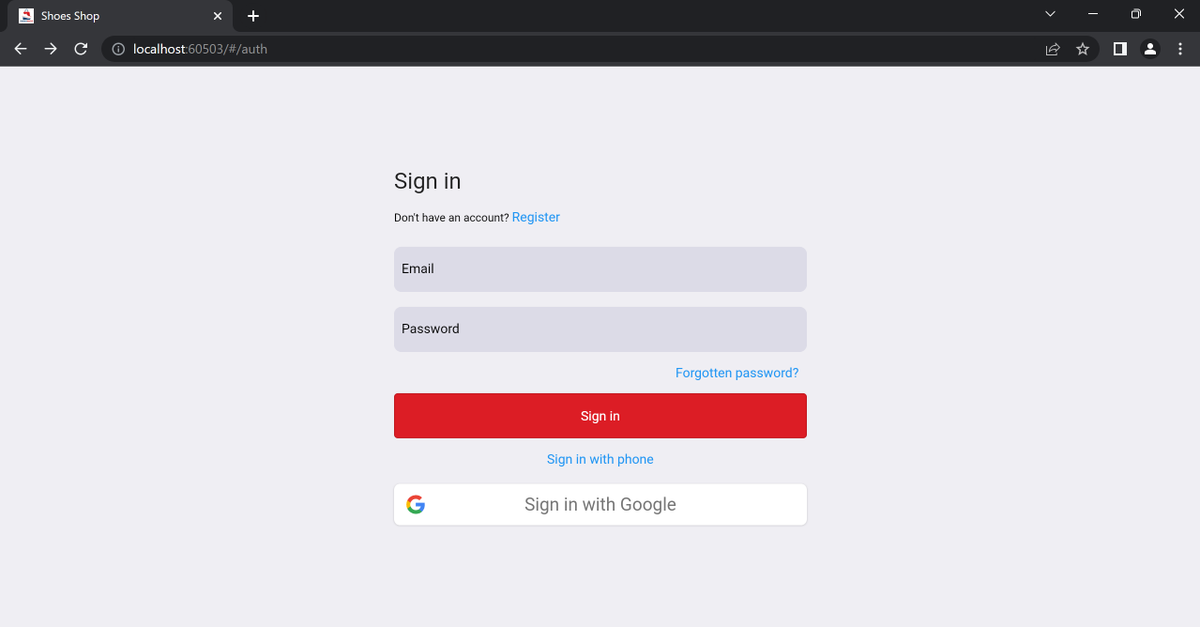 AtuohaA's tweet photo. Back to the web admin section of the shop app flutter project. Handled authentication using firebase_ui_auth.

Achieving: Email/Password Authentication, Google Authentication, Phone Number Authentication and Forgot Password

#flutter #dart #firebase #webadmin #shop https://t.co/iF0Rso7dR7