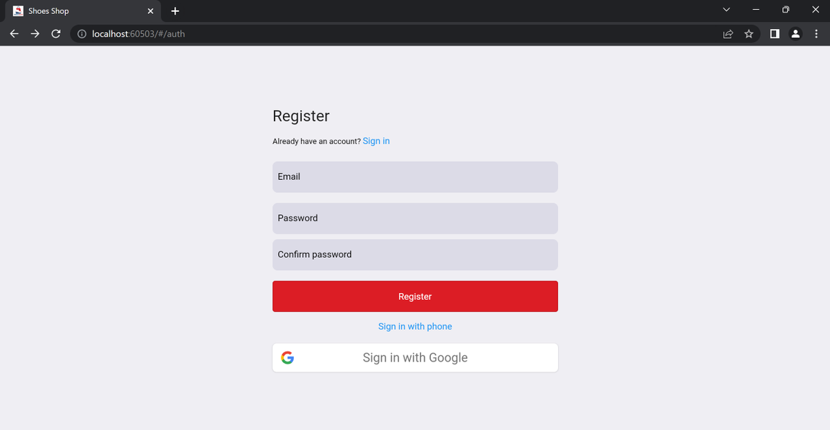 AtuohaA's tweet photo. Back to the web admin section of the shop app flutter project. Handled authentication using firebase_ui_auth.

Achieving: Email/Password Authentication, Google Authentication, Phone Number Authentication and Forgot Password

#flutter #dart #firebase #webadmin #shop https://t.co/iF0Rso7dR7