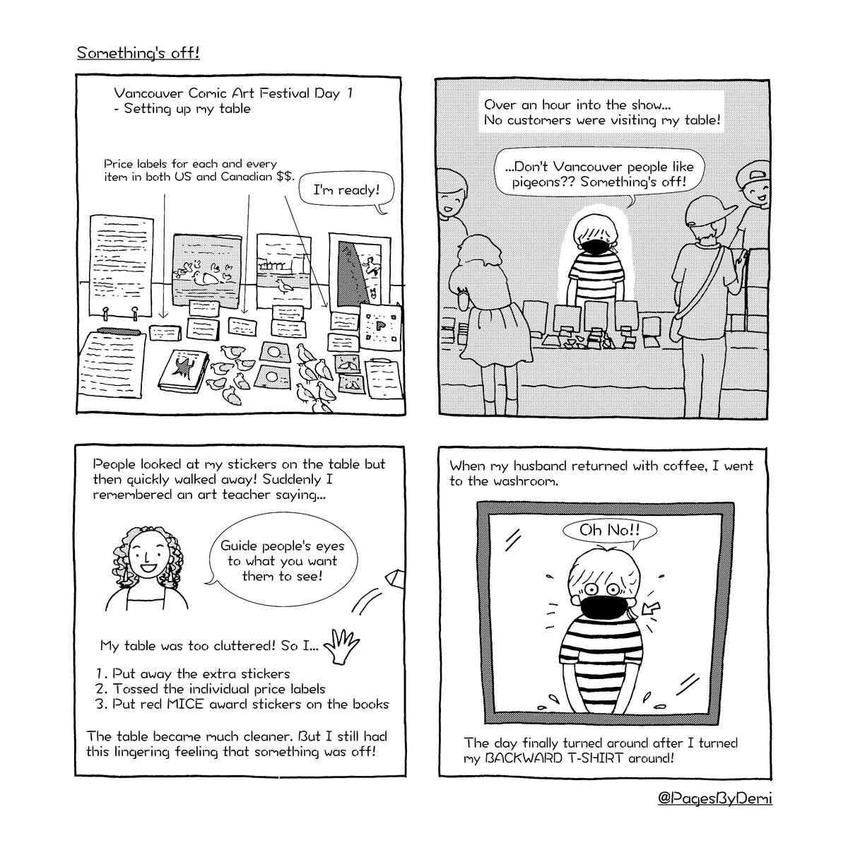 I made a comic about exhibiting at VanCAF :D