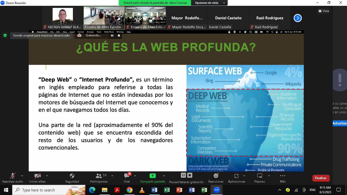 EGAEERD's tweet photo. Seguimos con el VI Diplomado en Ciberseguridad y Ciberdefensa.
@INSUDERD
#EGAEE https://t.co/7fq9eOVQXy