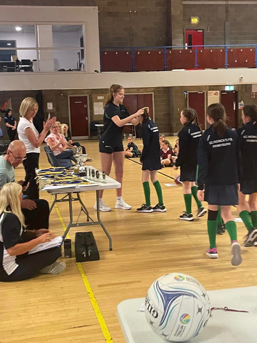 StPatricksDerry's tweet photo. What an amazing day! We just missed out on the semi finals. The girls played brilliantly and had a great day. They have made memories that they won’t forget. Thank you to Miss Smith, Mrs C Doherty, Mrs Crumley, Mrs R Doherty, Mrs McConnell and our parents who came to support us. https://t.co/ZUBQT8avFC