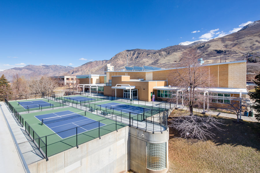 Rooftop Pickleball Courts - Weber University, OGDEN, Utah