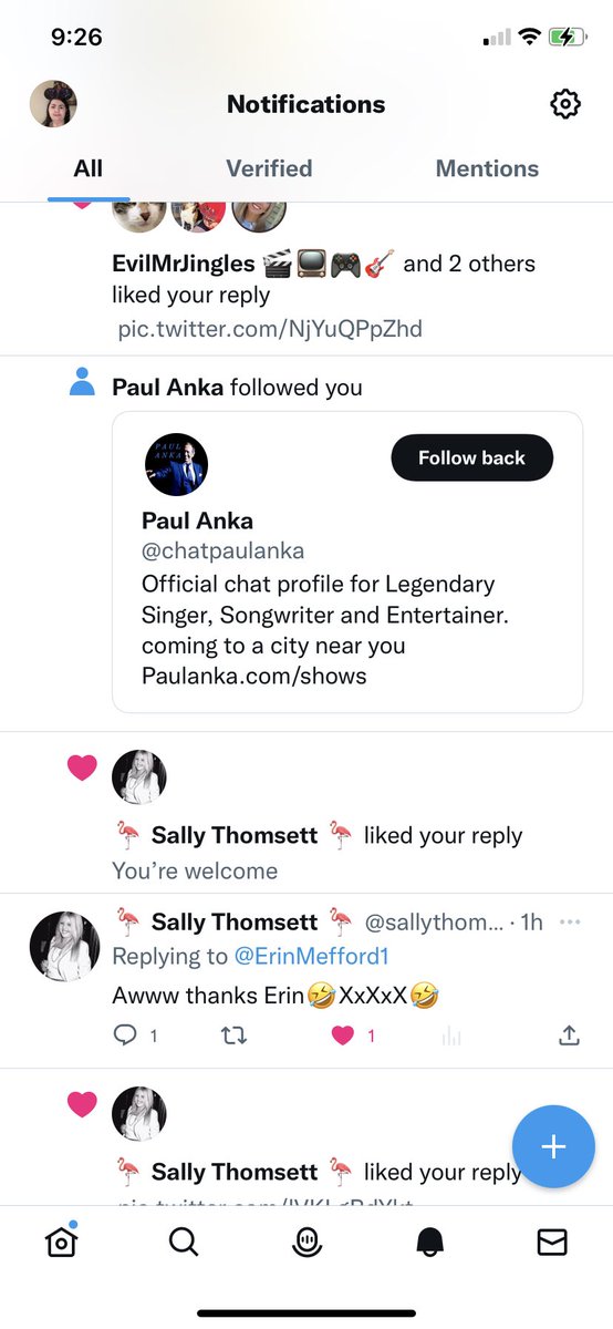 @paulanka Off topic but someone is pretending to be you