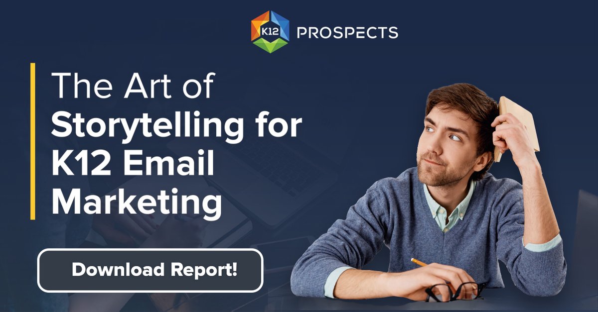 If you want to stand out in the K12 space, you need to tell stories with each marketing email. bit.ly/38sx0dX
#iste2018 #edchat #educhat #k12 #marketing