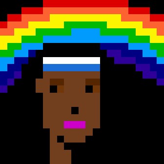 Kinder_NFT_art's tweet photo. @pravijn @alifarouksaloum @martingrasser @cryptopunks @alexisohanian @serenawilliams @0xDecaArt #pridepunks2018 https://t.co/bZ0iv8ldNw