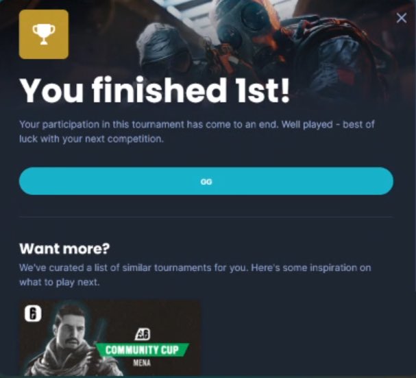 We finished first week of Community Cup ♥️