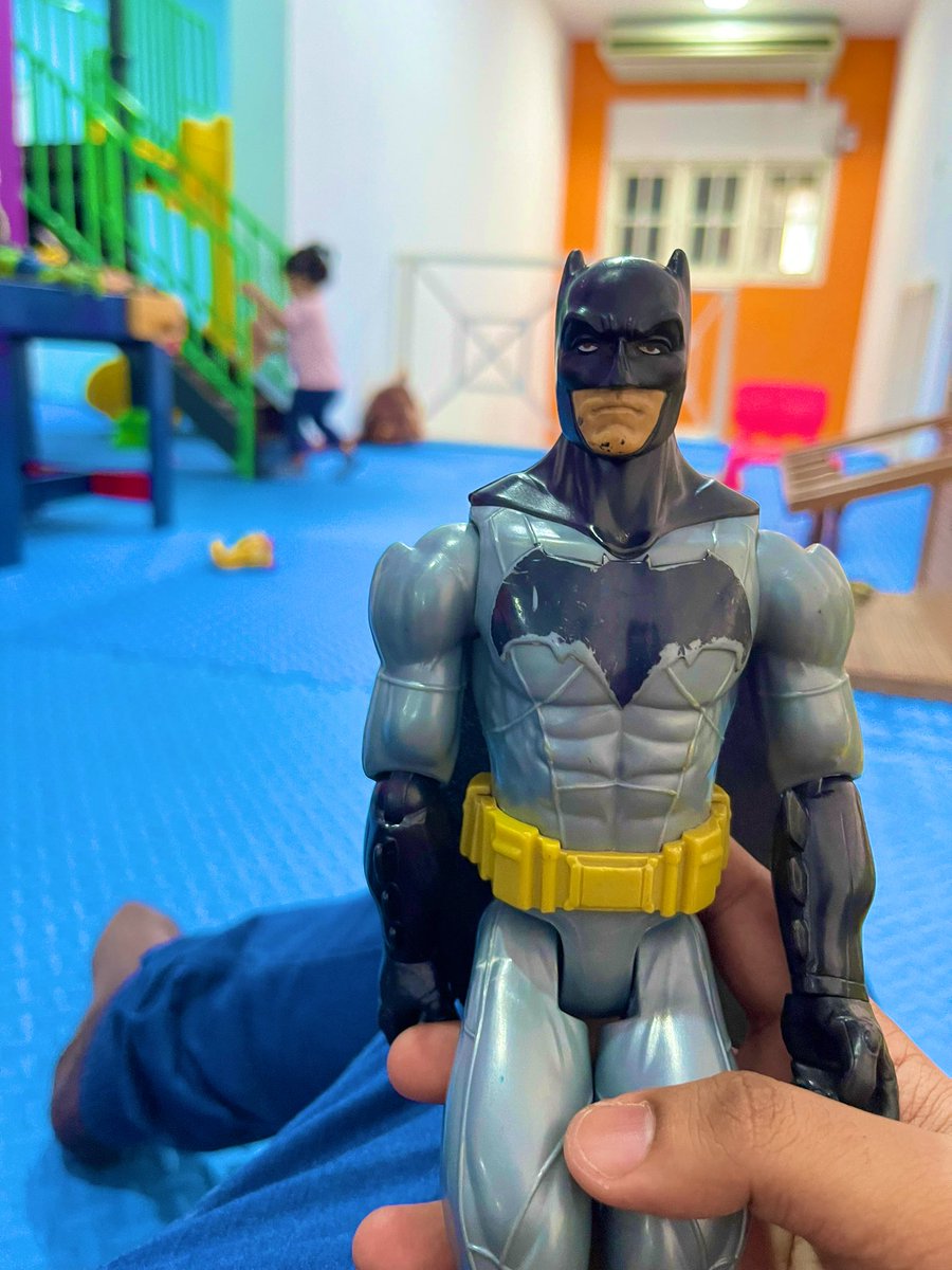 Ilhamnazar's tweet photo. Play date with Dariya turns out to be play date for dada 😅😎 https://t.co/a1LbJ6LT0U