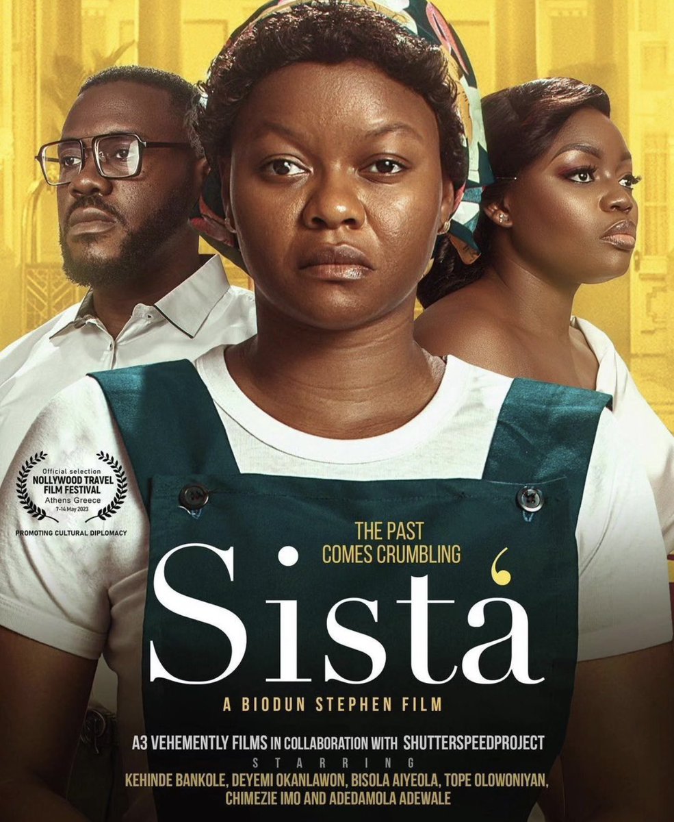 I almost cried, that last scene!!! Kehinde Bankole cooked her role! Adeherself was superb, looking to see more of her. Bisola was great as usual and Deyemi was his usual self. The casting director should be paid twice!!! #Sista #PrimeNaija