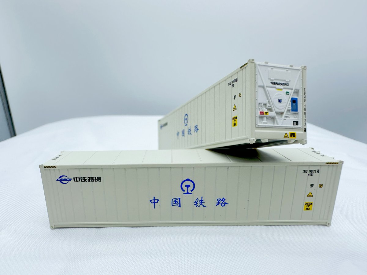 HunterZhaoXY's tweet photo. Kunter N-scale Reefer Container Precision Model
冷藏集装箱
#新製品発表
#Nゲージ
#鉄道模型
#Kunter https://t.co/nEaxpLDZp2