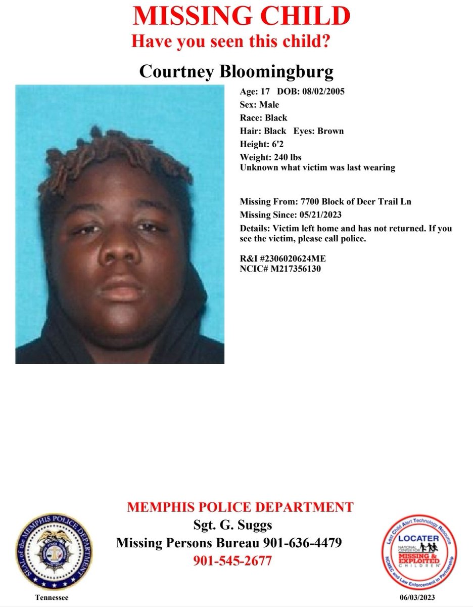 Have you seen Courtney Bloomingburg?
Report #2306020624ME