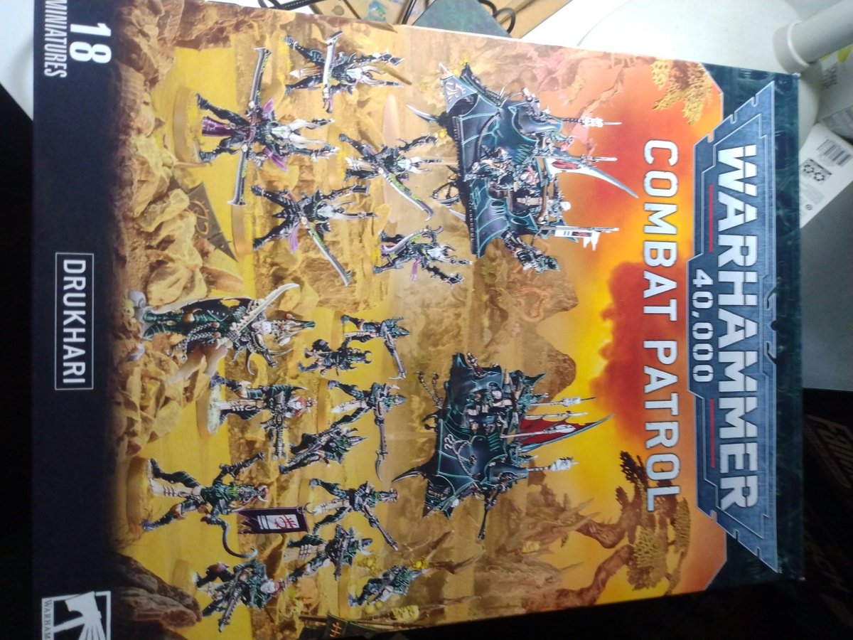 VSoapboxx's tweet image. Anybody interested in some of my lost projects? I'm focusing on Orks for now. I've got a Drukhari Patrol NIB ($120) Eradicators and Inceptors ($40 per 3 pack) a Librarian ($20) and a pair of Space Wolf Sprues ($20) I'm US based! 

I'd also be interested in a World Eaters Patrol!