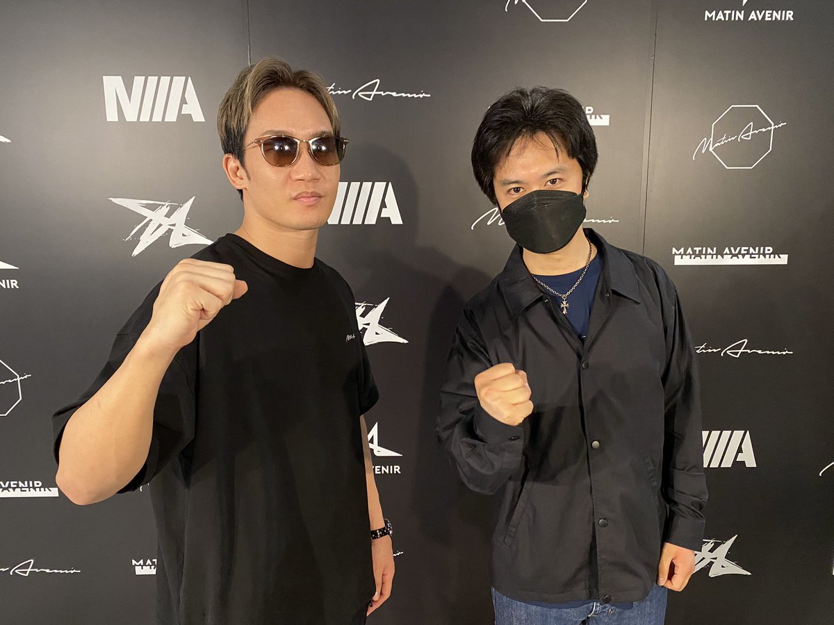 MATIN AVENIRのポップアップに行ってきましたー。 朝倉未来さんでした