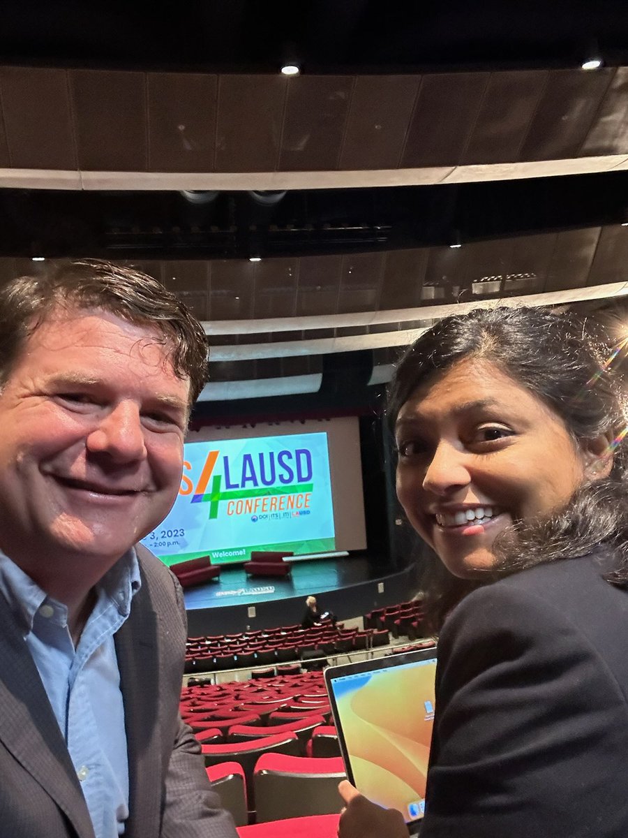 We’re here! T-minus 30 minutes to the #CS4LAUSD keynote by our very own @shreebose!! #empoweredbyITI @iti_lausd