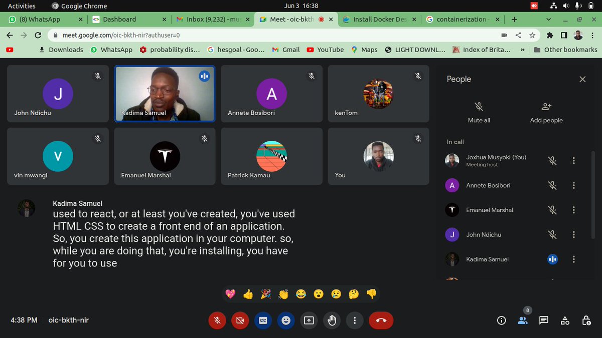 Joshua_Soft_Dev's tweet image. It was such an amazing session learning on Containerization and orchestration with @samuelkadima 
#dockerdeployment
#containerization
#orchestration
#gdsc_chuka
#moringaschool