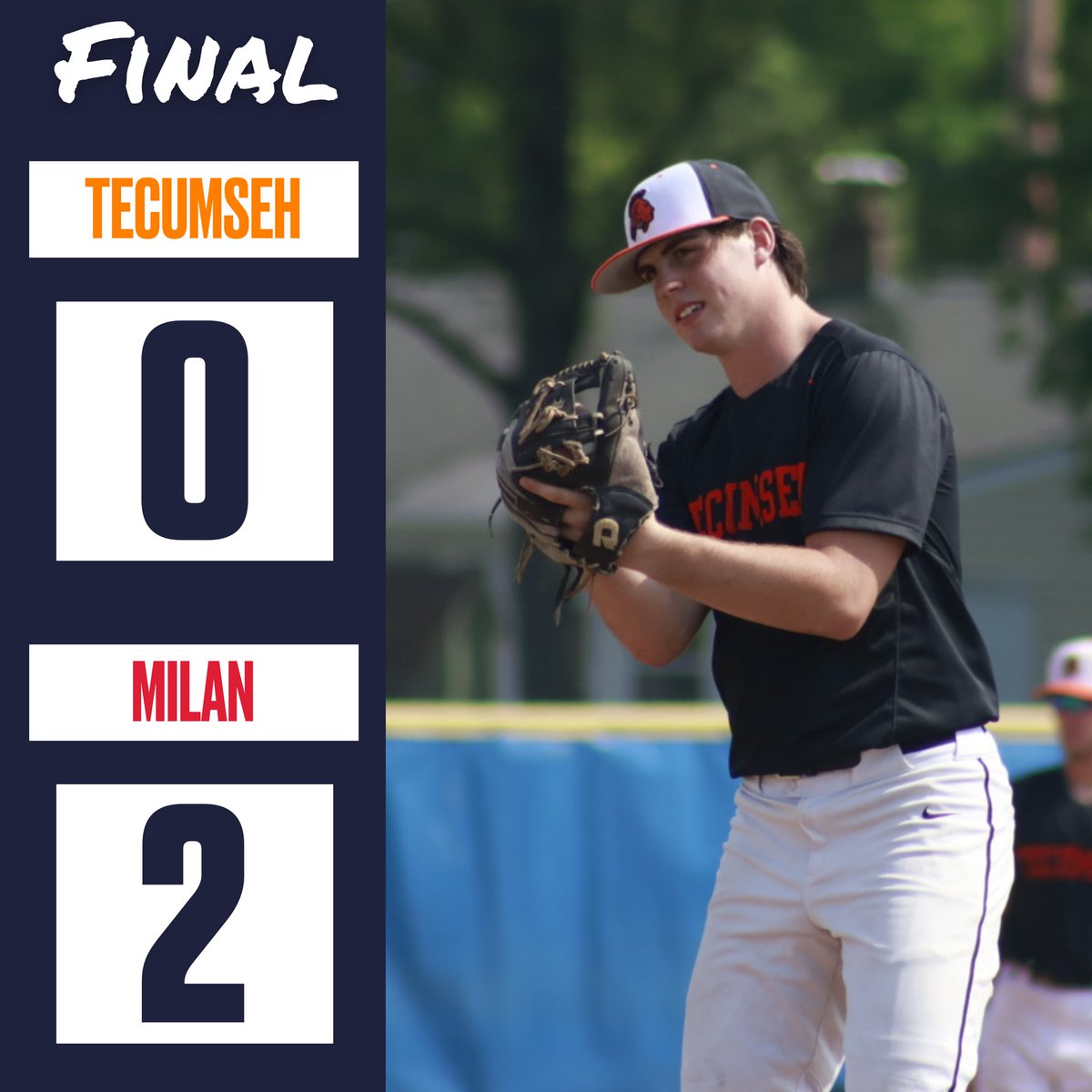 Tecumseh falls in the Semifinals of the District 50 Baseball Tournament. Indians finish 16-12 ⚾️