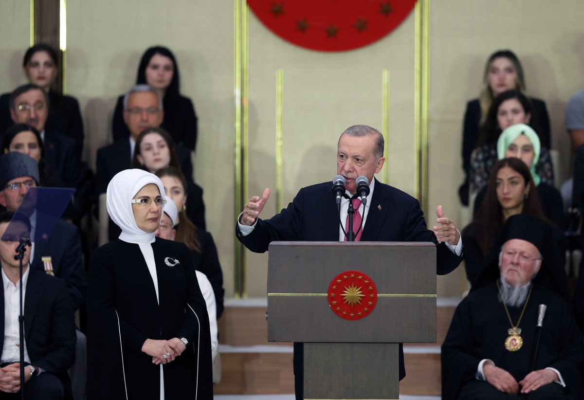 Cumhurbaşkanımız Recep Tayyip Erdoğan, Cumhurbaşkanlığı Külliyesi'nde düzenlenen Göreve Başlama Törenine katıldı.