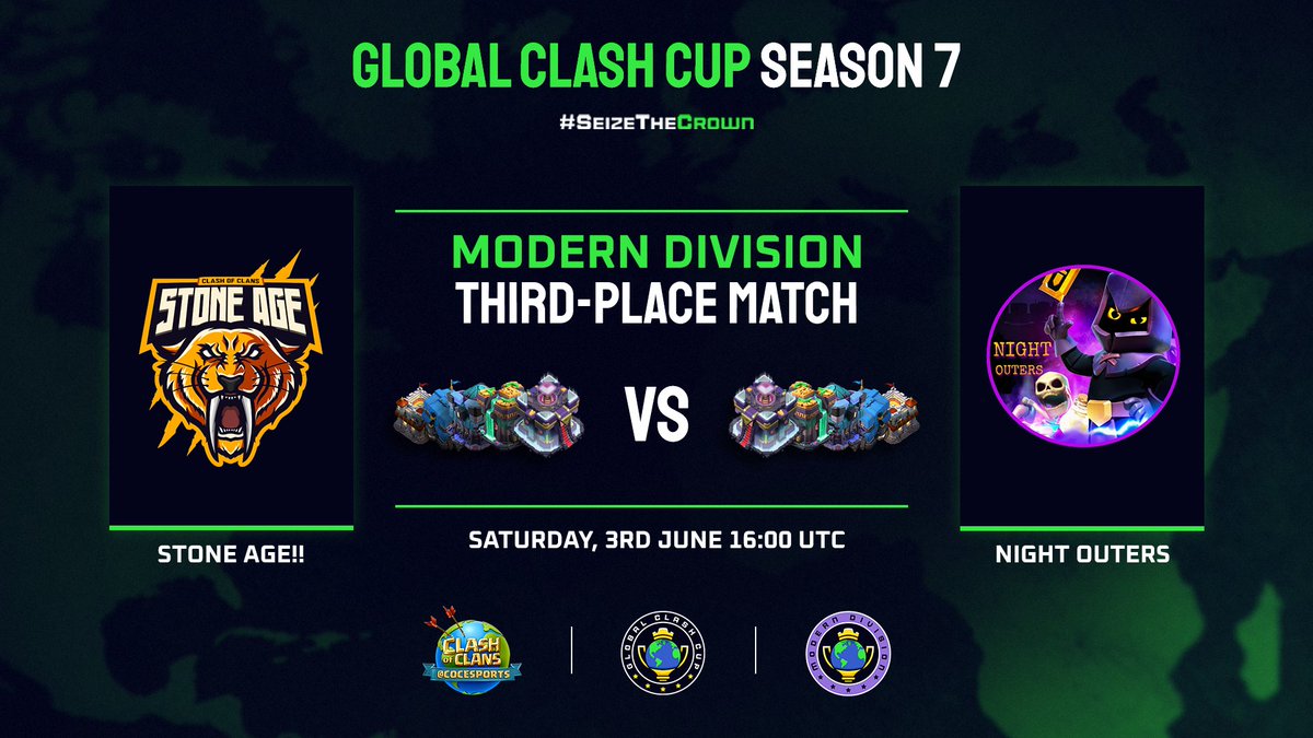 GlobalClashCup's tweet photo. We are 15 minutes away! After falling at the penultimate round, a chance at redemption awaits these teams.

Who comes up trumps in the Modern Division Third-Place Match? 💪

👉 Join us on Discord:
https://t.co/XJfmylvbxa

#SeizeTheCrown 👑 | #ClashEsports https://t.co/bVYE2Kt4qj