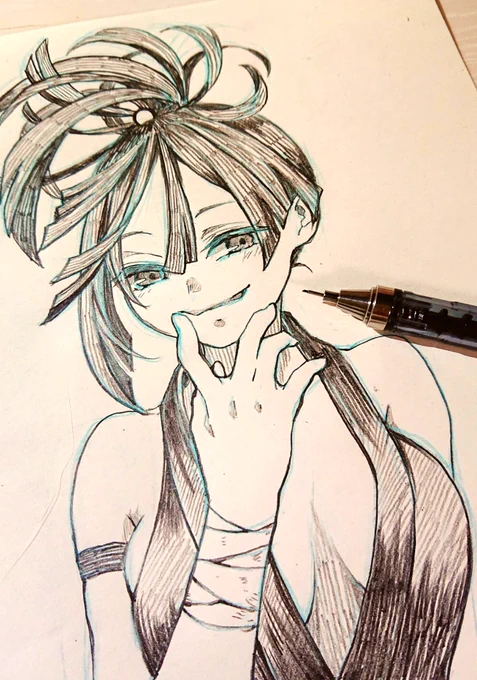 衝動描き٩( 'ω' )و  #地獄楽 #杠