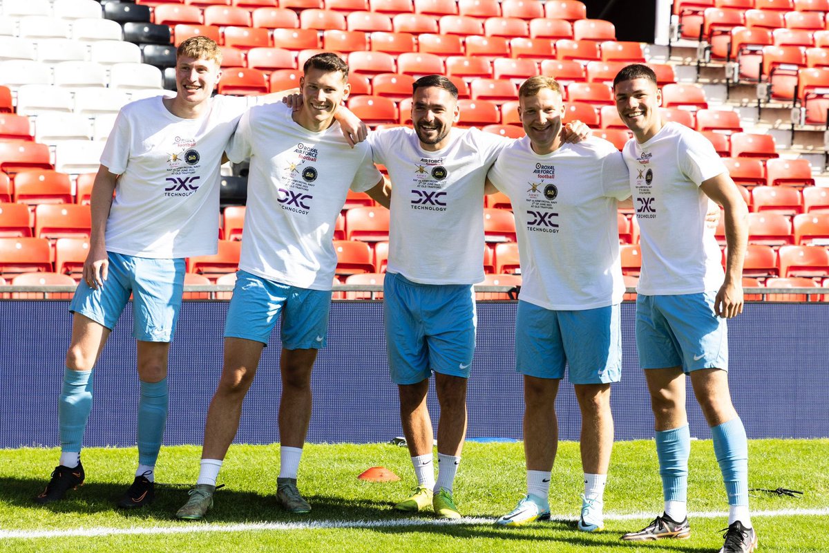 PreenLuke9's tweet photo. Unbelievable experience yesterday playing for the @RAFSRT at old Trafford. Some top lads who will be friends for life❤️stretford end⚽️ https://t.co/o5Z1h2DkEr