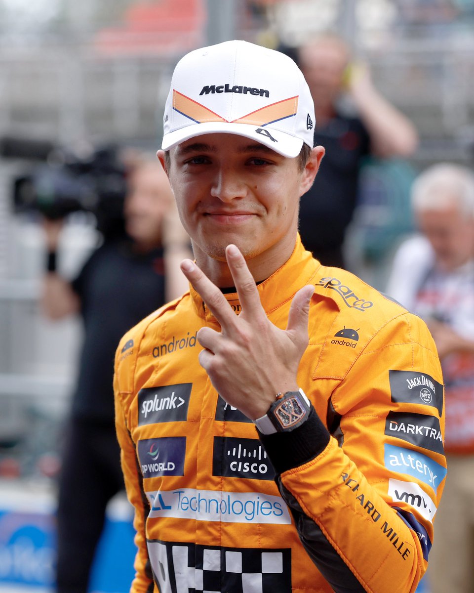 LN4's tweet photo. LANDO IS STARTING ON THE SECOND ROW TOMORROW 🔥 https://t.co/KPlLTFrqsm