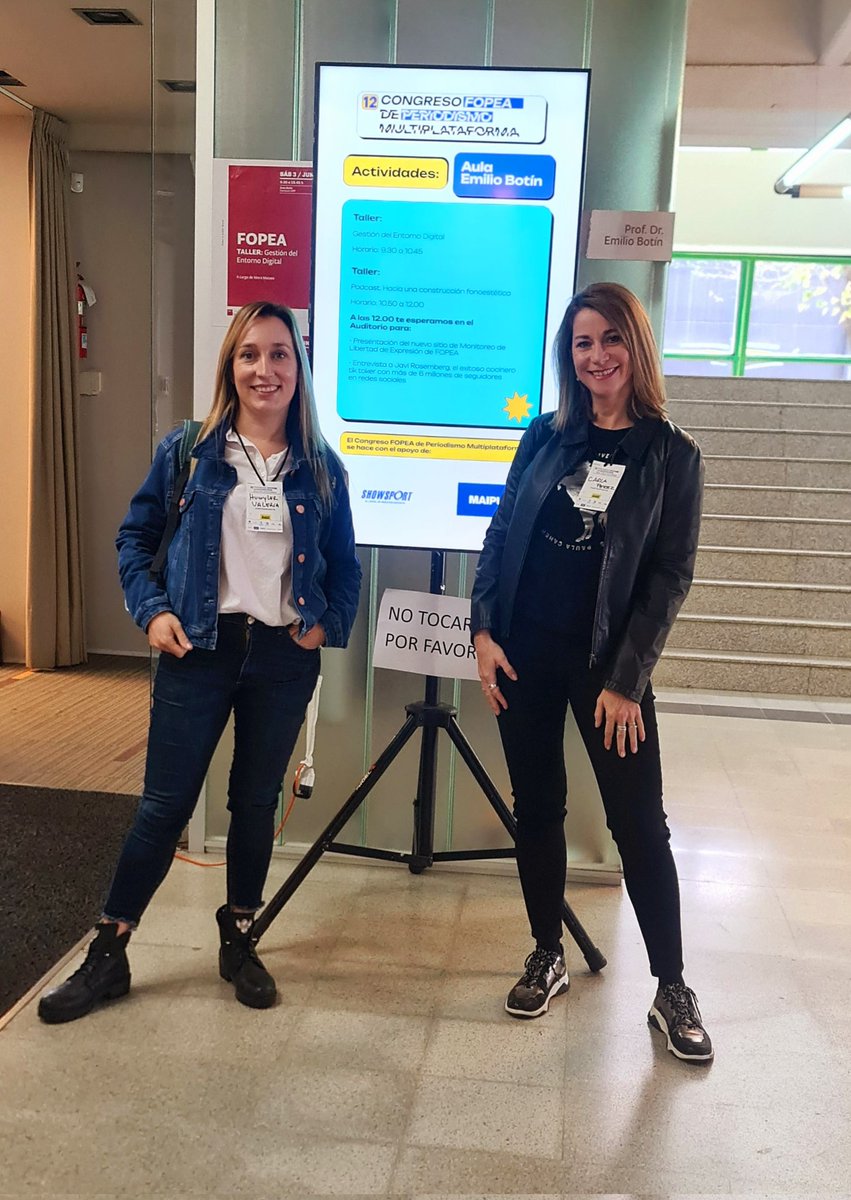 Estamos en la segunda jornada del #CongresoFOPEA de Periodismo Multiplataforma, en #Córdoba, conociendo nuevas herramientas.  
#InteligenciaArtificial
#periodismo
@canal10rn
<a href="/FOPEA/">FOPEA</a>