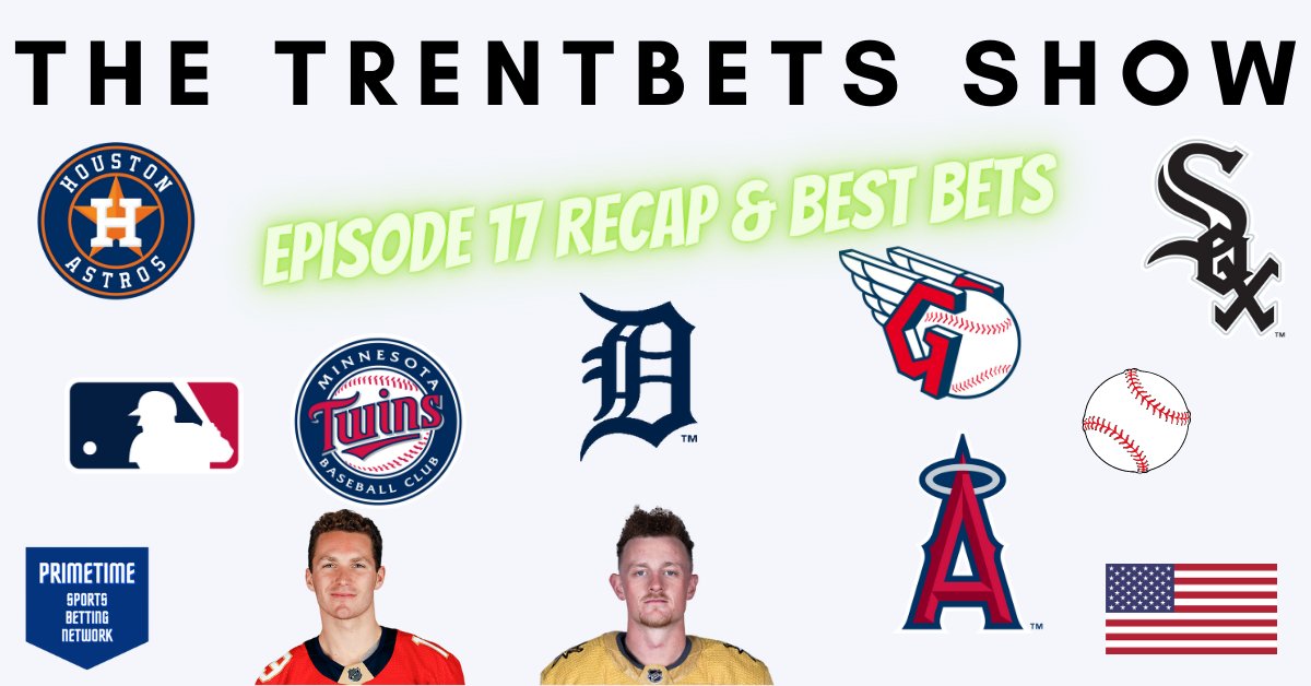 PrimetimeSBN's tweet photo. It's a huge day in sports! @trentbets returns to for the 17th episode of the #TrentbetsShow! Check out his top bets below!

APPLE: https://t.co/ONG47Y1wFD
SPOTIFY: https://t.co/dGvWp2X38N
YOUTUBE: https://t.co/o6dXuI2SEW
WRITTEN: https://t.co/5ox3RuSj8i
#GamblingTwitter #NHL #MLB https://t.co/C5EVS9uDvN