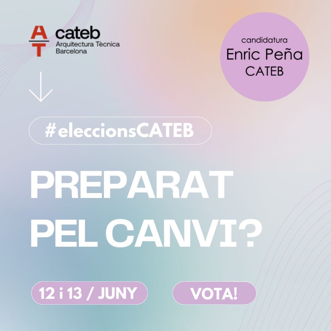 enric2023cateb's tweet photo. Hem creat una candidatura a la Junta de Govern del @cateb_barcelona Volem treballar per la inclusió, la igualtat i per l’ética a la nostra professió.
https://t.co/muIOh3dd1J https://t.co/2YtsQCGxWx