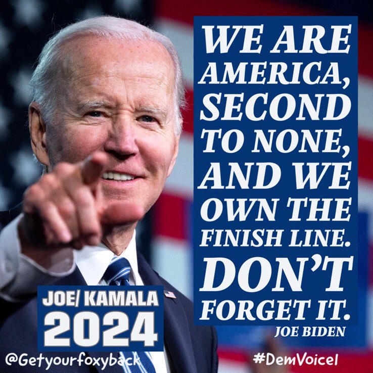 A President is only as good as his Cabinet & advisers.

DJT surrounded himself w/ crooks and cons. So Americans were conned & he corrupted every branch of govt.

Biden surrounds himself w/ the best & brightest which is why he has so many successes‼️
#Biden
#DemVoice1
#VoteBIGblue