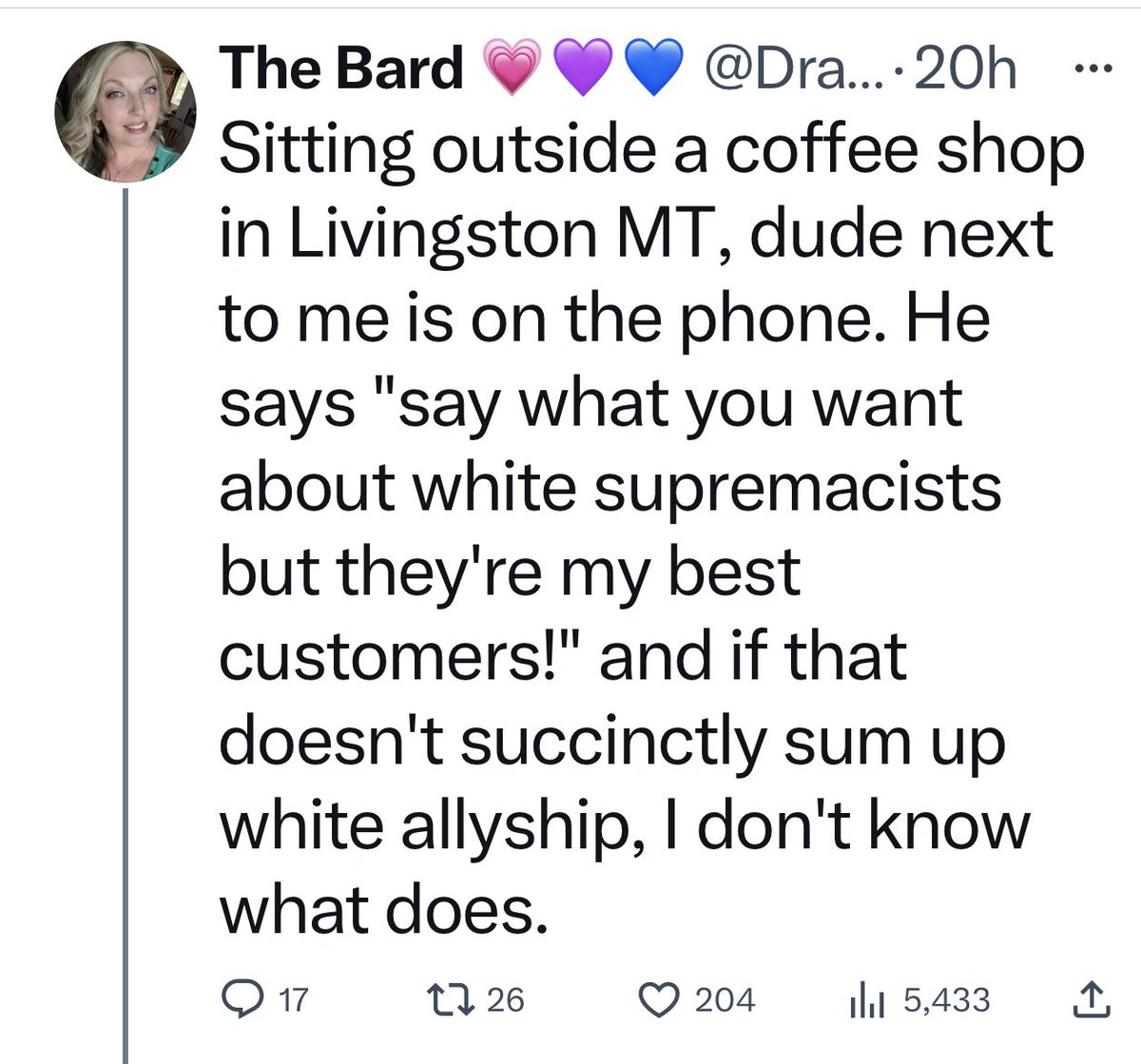 @LivingstonMT_CM your city is full of #WhiteSupremacy