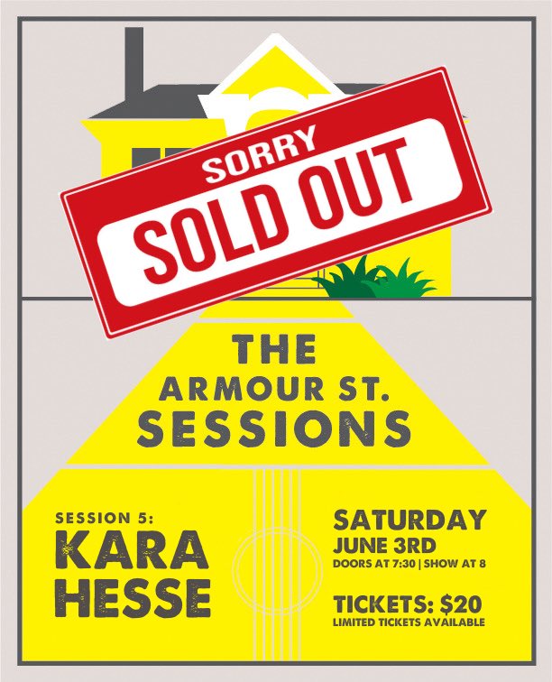 Tickets to see <a href="/karahesse/">Kara Hesse</a> play Session 5 are sold out!! 

#Seattle #music #houseconcert