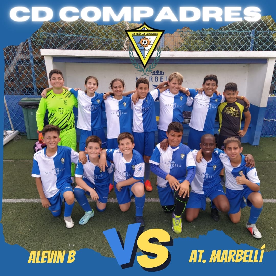 PLCompadres's tweet photo. Alevín B!

#CDCompadres 1
#AtléticoMarbelli 1

Partido amistoso contra nuestros vecinos, en el que el único objetivo era pasar un último momento con ellos y despedir la temporada de la mejor manera posible 👏.

Vamos compadres 🔵

#MarcaMarbella
#MarcaMarbellaJunior https://t.co/rYjZYzSjfX