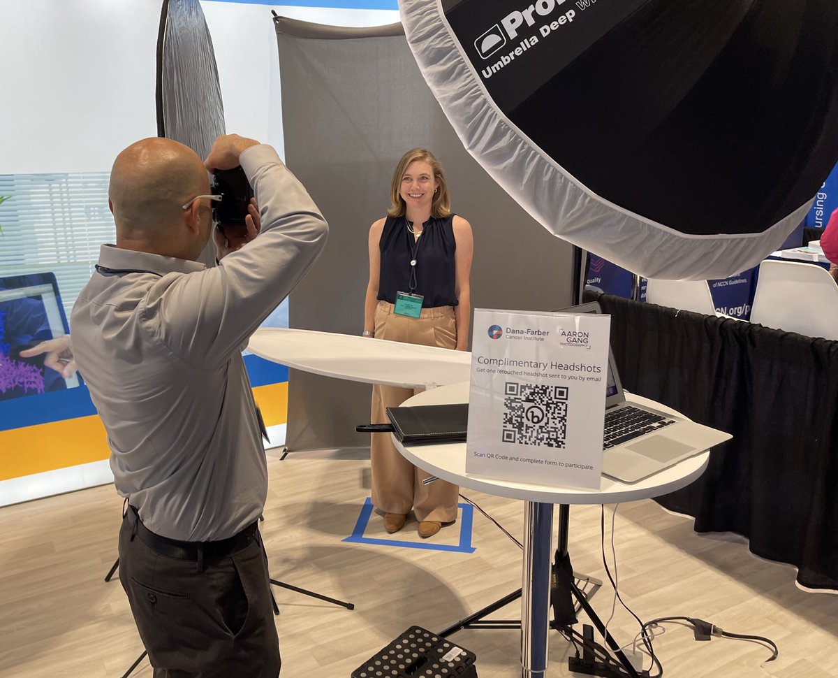 Free headshots for #ASCO23 attendees! Visit Dana-Farber at booth 2008 in the Exhibition Hall.