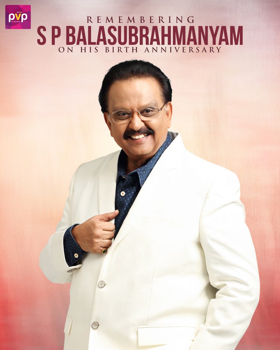 Celebrating the Birth Anniversary of the legendary singer #SPBalasubrahmanyam 💫 His melodious voice continues to inspire and enchant millions of hearts 💕 #SPBLivesOn #RememberingSPB