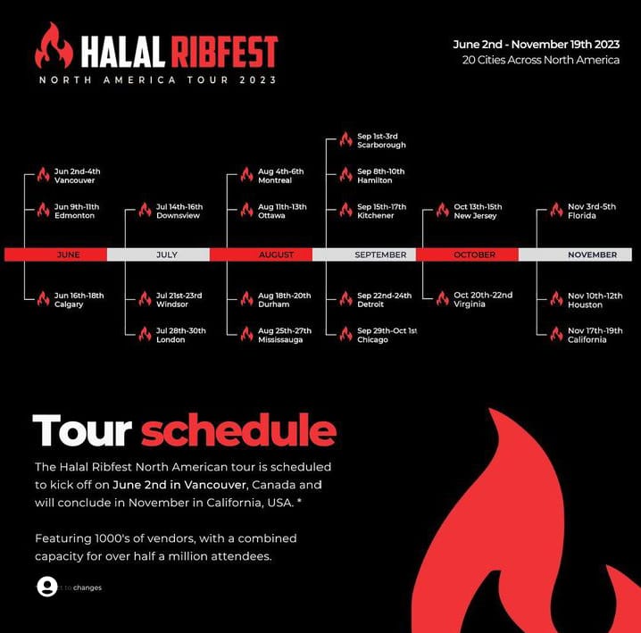 SidkeyCo1's tweet photo. @Dr_JGreenn Welcoming you all to Halal Ribfest Tour 2023 Vancouver!! Get your tickets 👉https://t.co/GYFwkMGZE7 https://t.co/xXd2eUVUrl