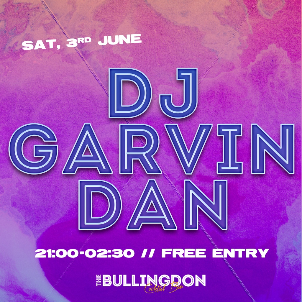 TONIGHT! We welcome back the one and only Garvin Dan 👀🔥

He’ll be playing a huge selection of tunes, ranging from roots reggae to Jungle and everything in between

It’s FREE ENTRY so no excuses 😉

We’ll see you later 🖤